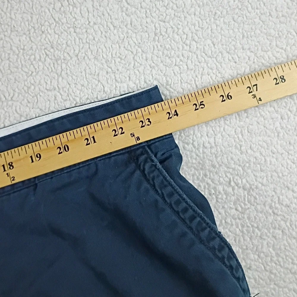 Polo Ralph‎ Lauren Cargo Shorts Mens 48 Navy Blue Classic Chino Cotton Relaxed